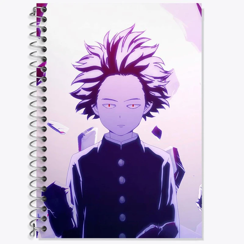 دفتر لغت 50 برگ خندالو مدل ریتسو انیمه موب سایکو Mob Psycho 100 کد 24466