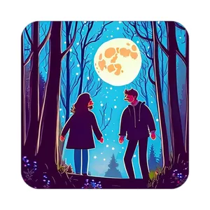 زیر لیوانی کاکتی مدل عاشقانه کد mp12574