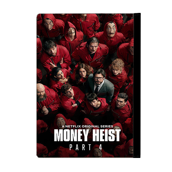 کلاسور طرح سریال Money Heist خانه کاغذی kn6