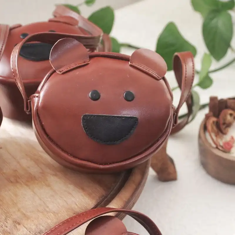 کیف دوشی بچگانه ریماز مدل خرسی کد m1001