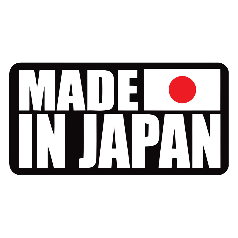 استیکر خودرو پویا مارکت طرح ساخت ژاپن کد 1233
