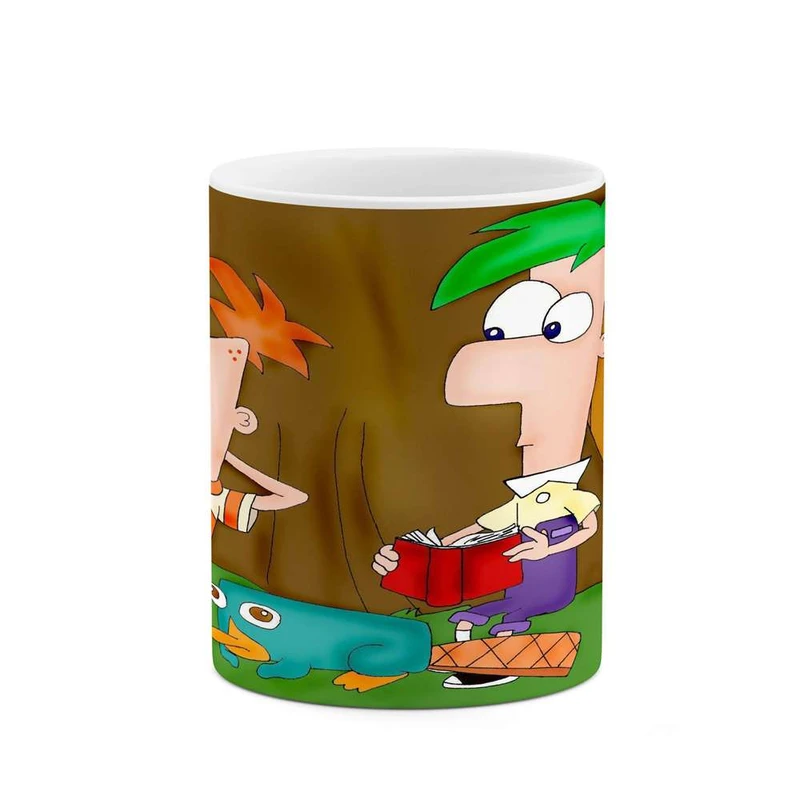ماگ کاکتی مدل کارتون Phineas And Ferb کد mgh22931