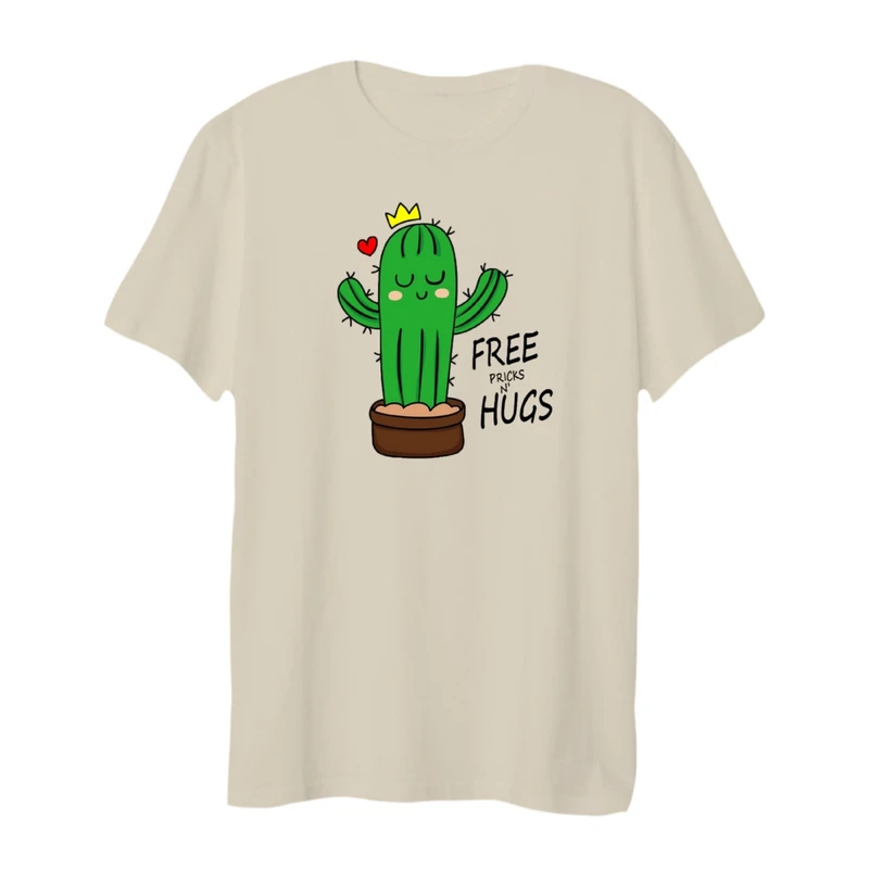 تی شرت لانگ زنانه مدل کاکتوس