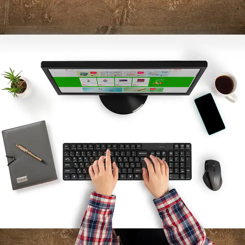 کیبورد ارش مدل k-950 با حروف فارسی