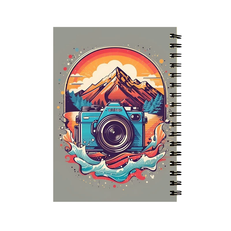 دفتر مشق 50 برگ مدل دوربین عکاسی کد 348