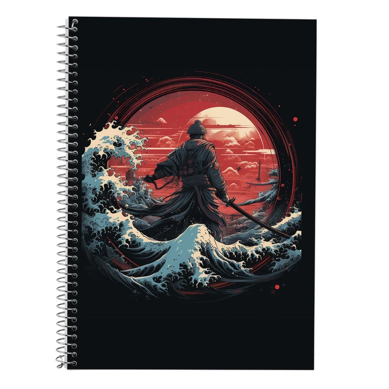 دفتر زبان 50 برگ مدوپد مدل سه خط طرح Naroto کد DF11350