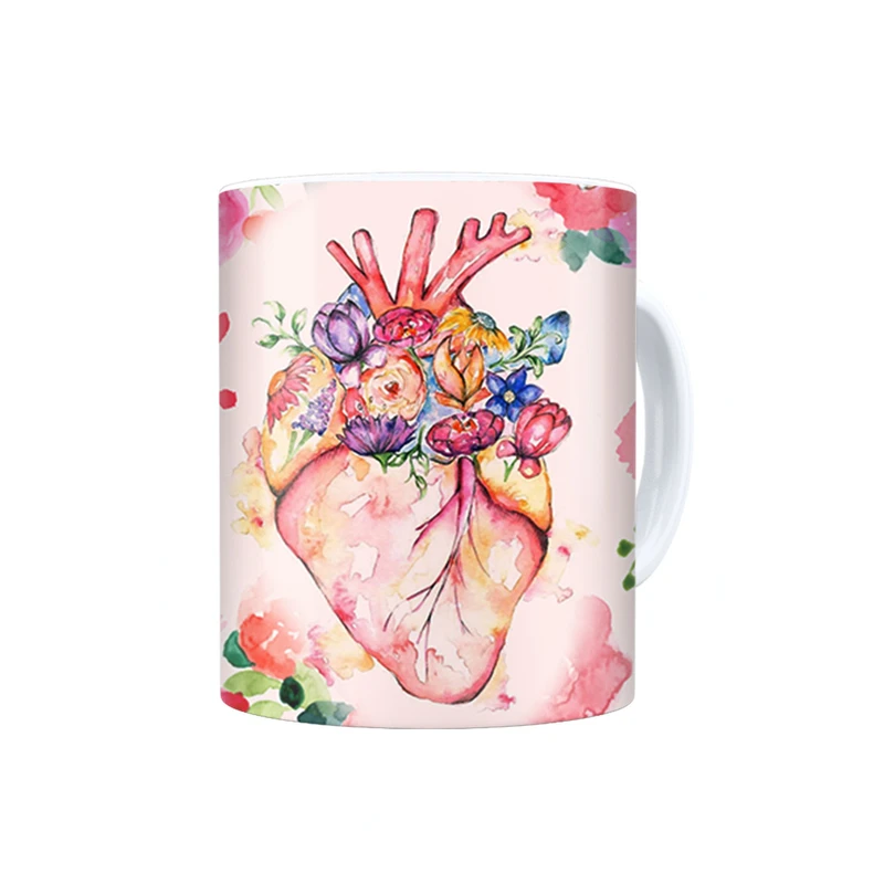 ماگ ترمه طراحان ایده مدل بهار قلب کد trm209