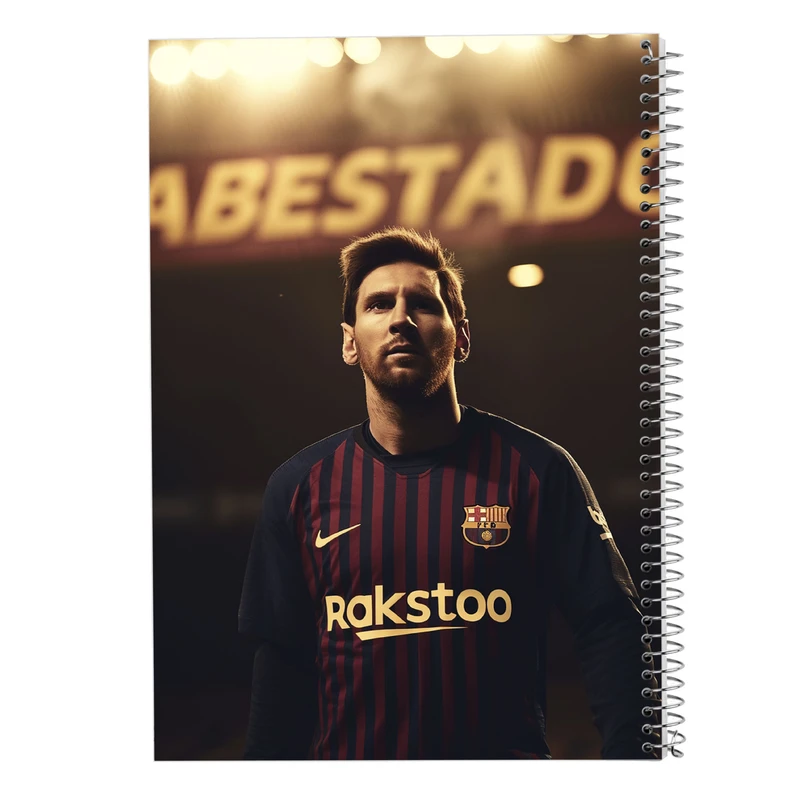 دفتر مشق 100 برگ مدوپد مدل مسی messi کد DF14049