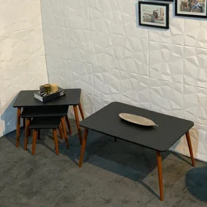 میز پذیرایی مستطیلی مدل لیون کد 25 مجموعه 4 عددی