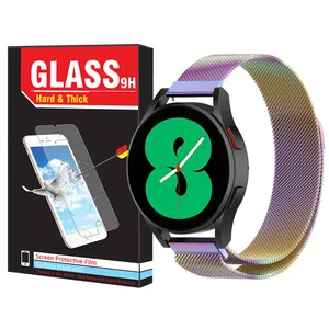 بند هارد اند تیک مدل Milanese مناسب برای ساعت هوشمند سامسونگ Galaxy Watch 4 40mm / watch 4 42mm / watch 4 44mm / watch 4 46mm