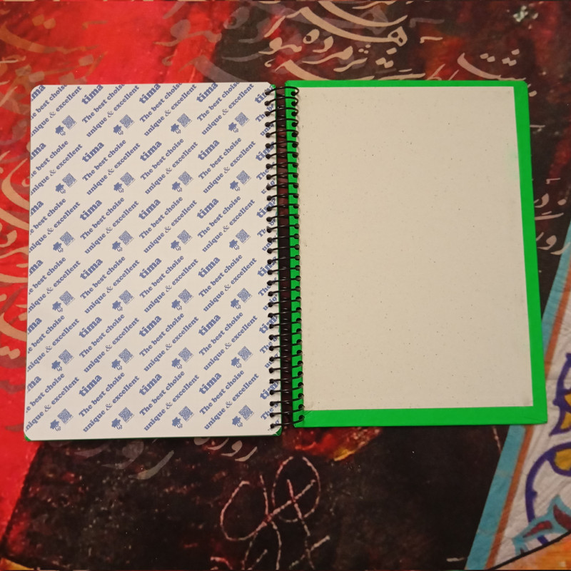 دفتر شطرنجی 100 برگ تیما مدل آناند