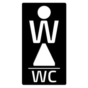 تابلو راهنما طرح سرویس بهداشتی کد WC1-9-P