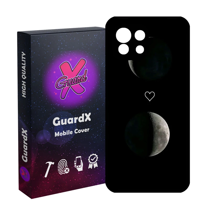 کاور گارد ایکس طرح ماه مدل Glass10725 مناسب برای گوشی موبایل شیائومی  Mi 11 Lite
