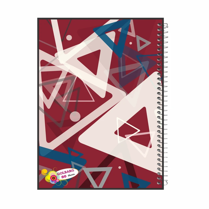 دفتر مشق 80 برگ گلبرگ طرح دانشجویی کد 1790