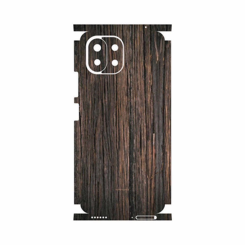 برچسب پوششی ماهوت مدل Burned-Wood-FullSkin مناسب برای گوشی موبایل شیائومی MI 11 LITE