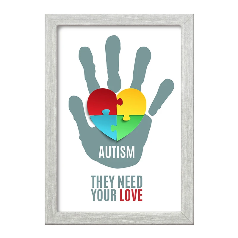 تابلو خندالو طرح اتیسم Autism کد 26745