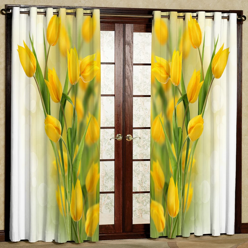 پرده مدل مخمل پانچی کد 1955T2 سایز 200x140 سانتی متر