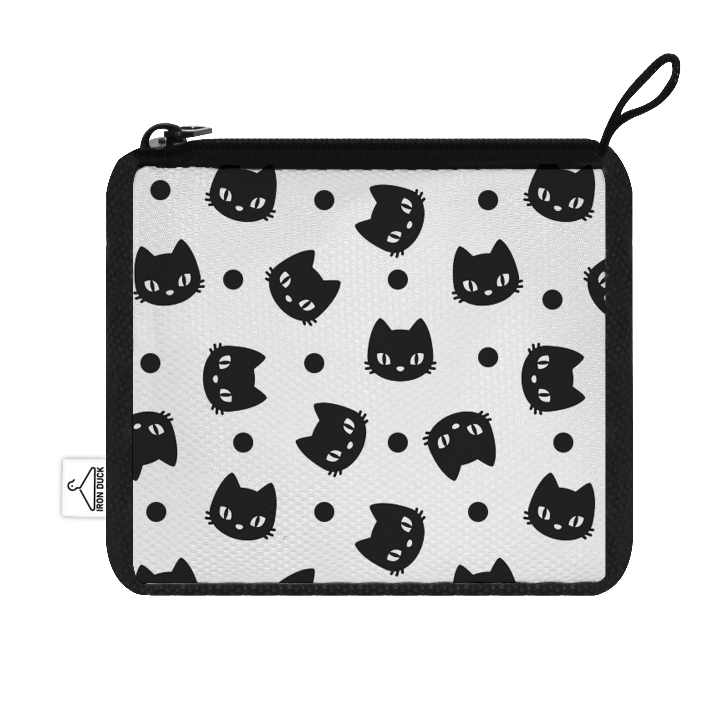 کیف نوار بهداشتی آیرون داک طرح Black Cats مدل PB14