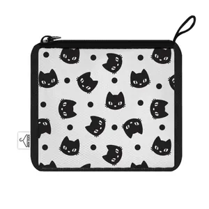 کیف نوار بهداشتی آیرون داک طرح Black Cats مدل PB14