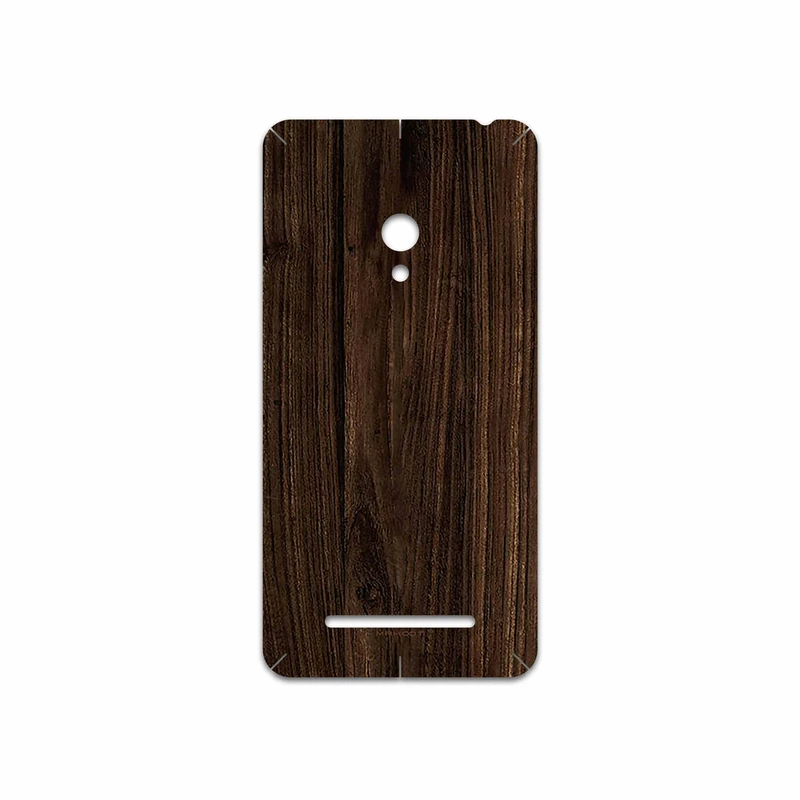برچسب پوششی ماهوت مدل Dark Walnut Wood مناسب برای گوشی موبایل ایسوس Zenfone 5