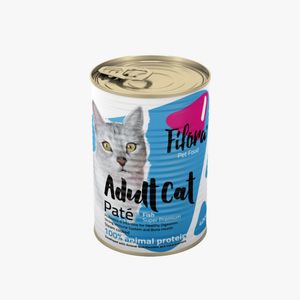 کنسرو غذای گربه فیفورا مدل سوپر پریمیوم Adult Cat Fish Pate وزن 400 گرم