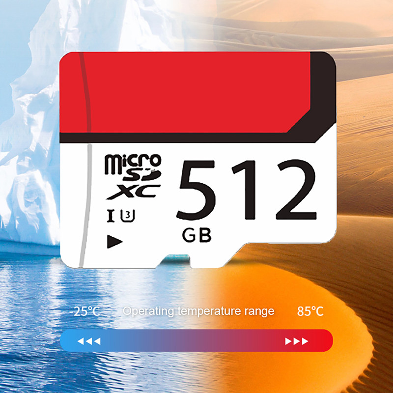 کارت حافظه MicroSDXC مدل eco کلاس 10 استاندارد UHS-I U3 سرعت 30MB/s ظرفیت 512 گیگابایت