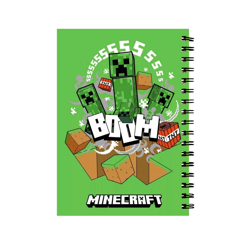 دفتر مشق 60 برگ مدل ماینکرفت کد 0199