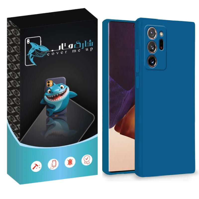 کاور شارک قاب مدل سیلیکونی مناسب برای گوشی موبایل سامسونگ Galaxy Note 20 Ultra