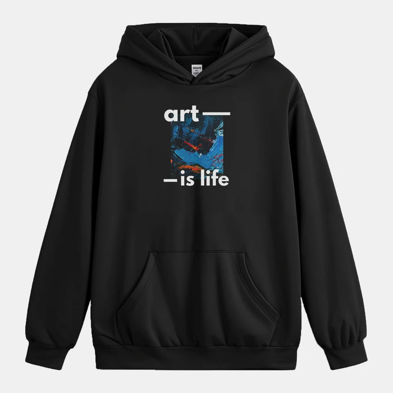 هودی مردانه باهرپوش شرق مدل زندگی با هنر کد mo462