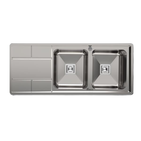 سینک ظرفشویی استیل بیمکث مدل 924 طرح توکار