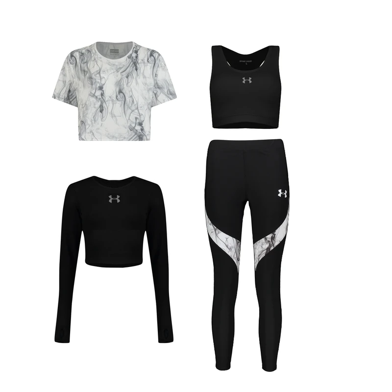 ست چهار تکه لباس ورزشی زنانه مدل 1801-1401-56-63