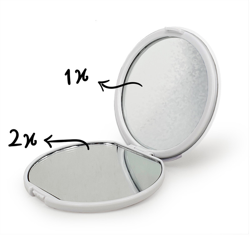 آینه جیبی خندالو طرح دختر مدل تاشو کد 5528