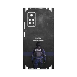 MAHOOT Police Officer-FullSkin Cover Sticker for Xiaomi Redmi Note 11 Pro Plus 5G  India