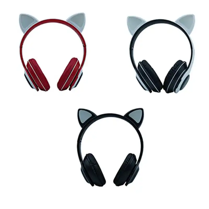 هدفون بی سیم طرح گربه ای مدل KT44