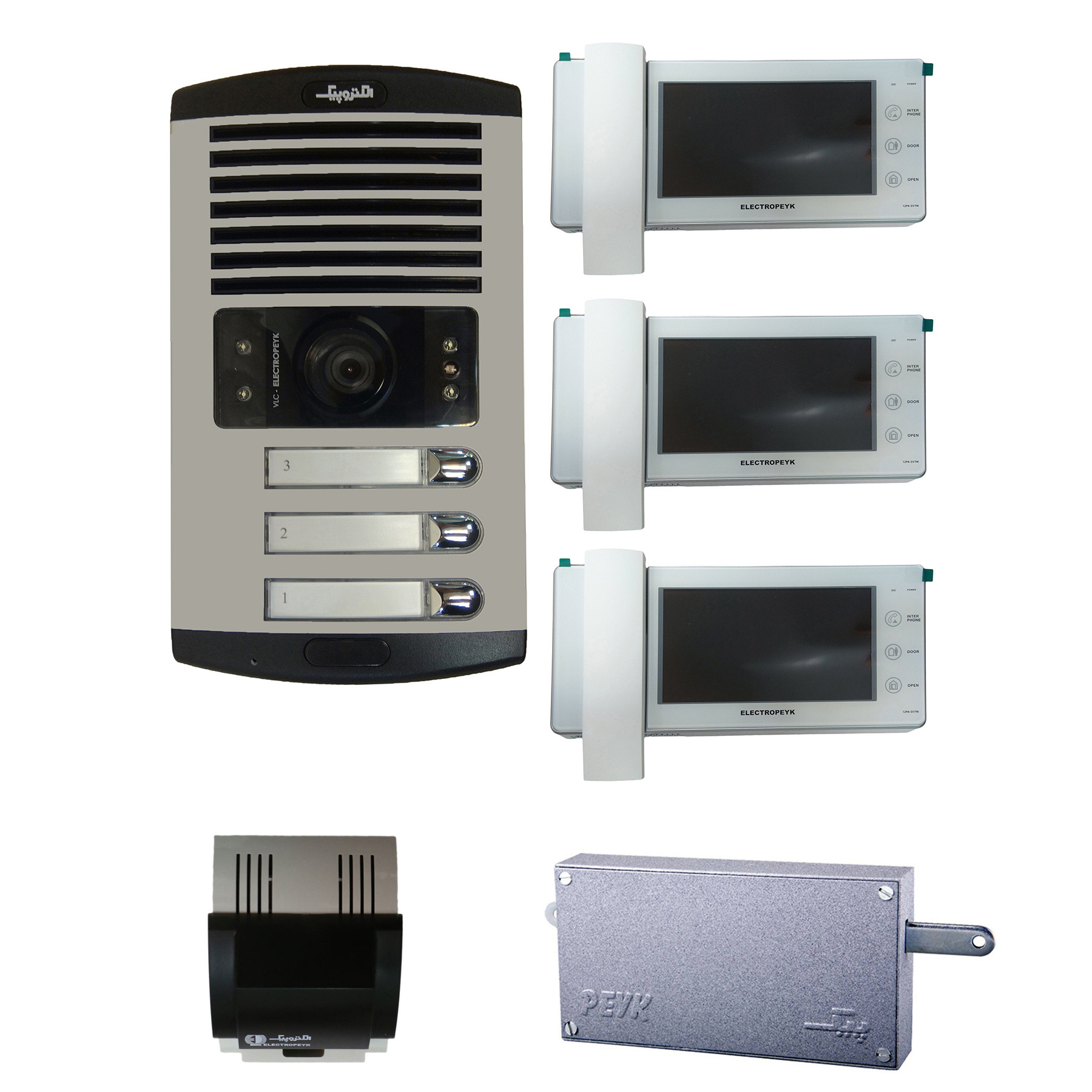 دربازکن تصویری الکتروپیک مدل 1294 / 1086 مجموعه 6 عددی دربازکن تصویری الکتروپیک مدل 1294 / 1086 مجموعه 6 عددی