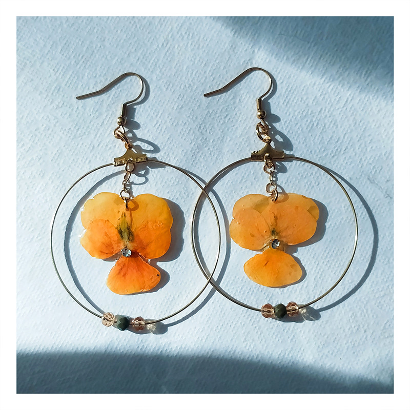 گوشواره دخترانه مدل بنفشه گوشواره دخترانه مدل بنفشه