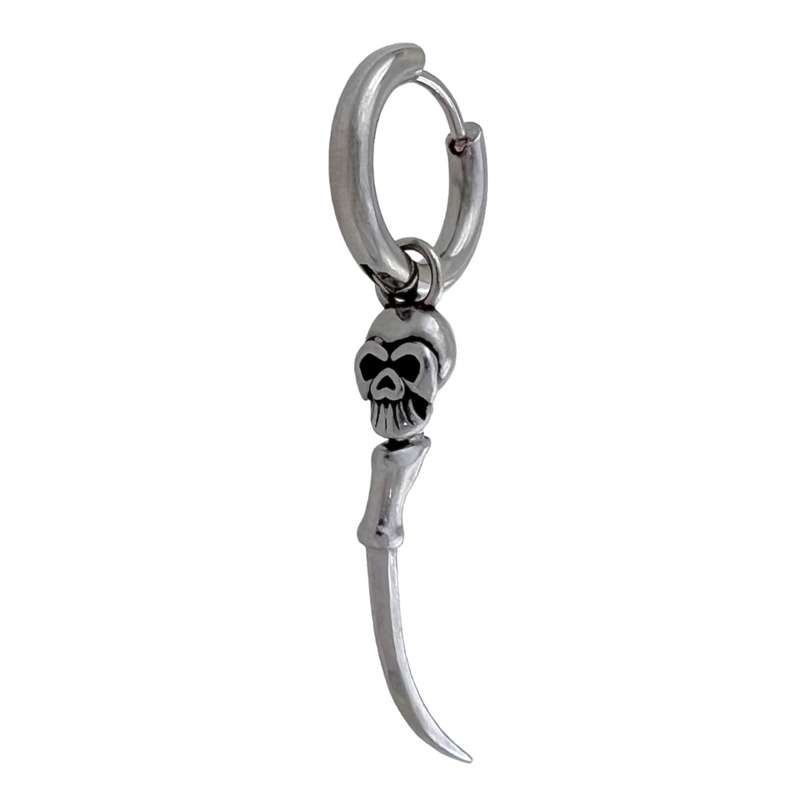 پیرسینگ گوش زنانه مدل جمجمه کد P4545