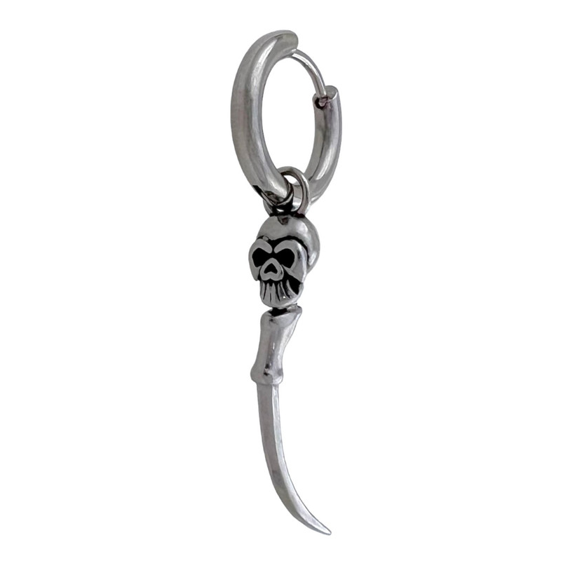 پیرسینگ گوش زنانه مدل جمجمه کد P4545