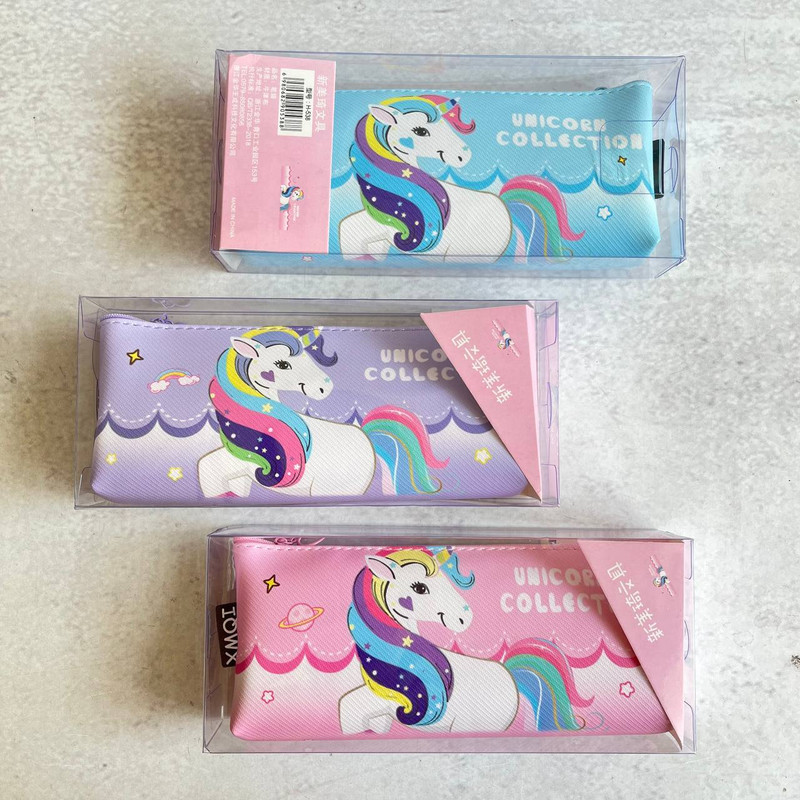 جامدادی مدل تک زیپ طرح یونیکورن کد 538