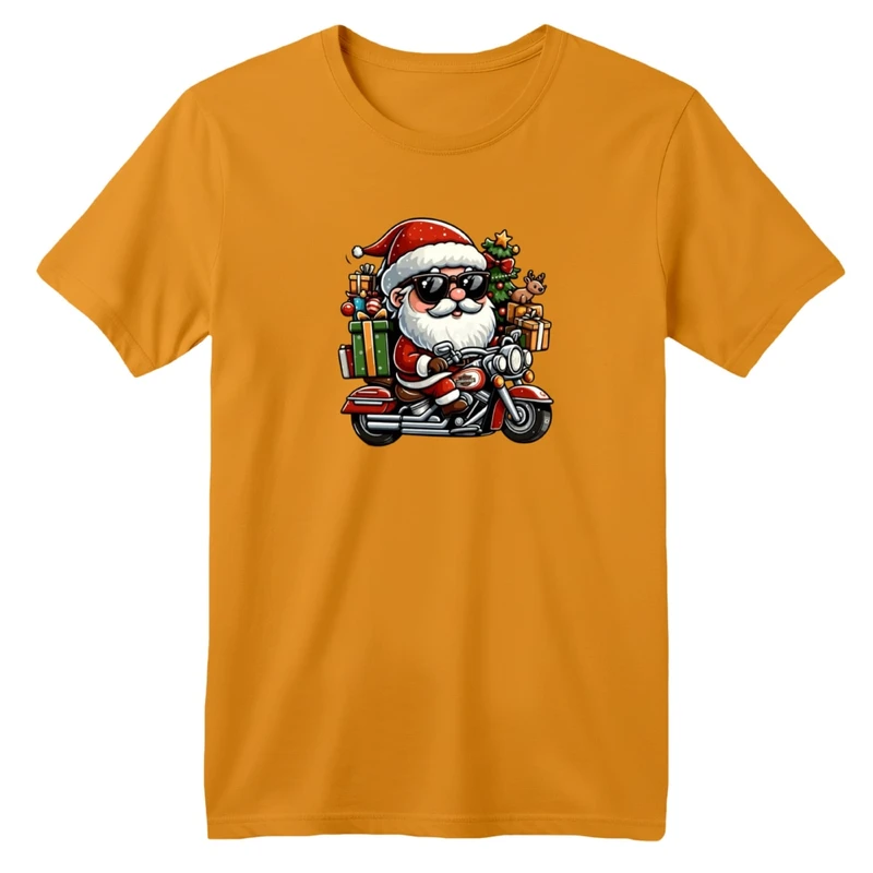 تی شرت آستین کوتاه بچگانه مدل کریسمسی کد 017