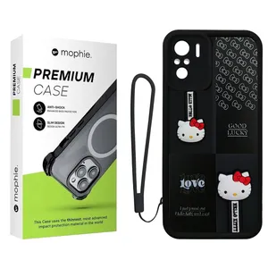 Mophie Silicone Puffer Hello Kitty Strap Cover for Xiaomi Poco M5s / Note 10 4G / Note 10S