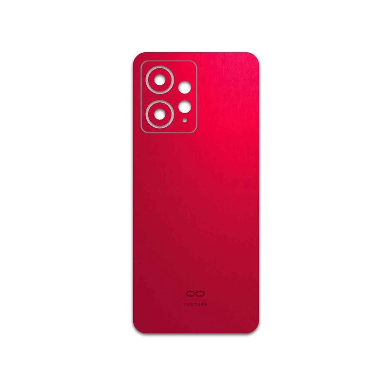 برچسب پوششی ماهوت مدل Matte-Warm-Red مناسب برای گوشی موبایل شیائومی Redmi Note 12 4G
