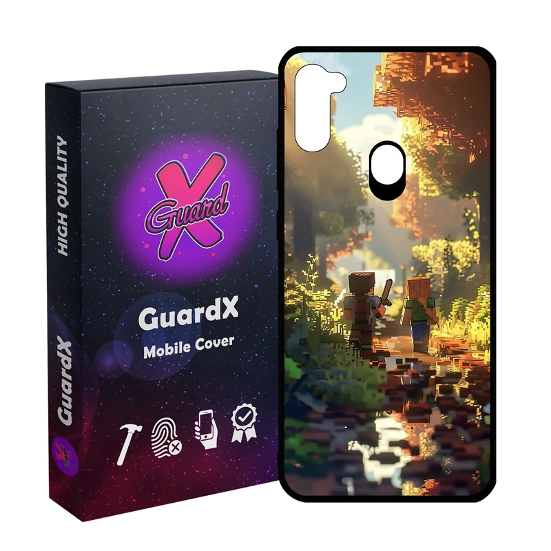 کاور گارد ایکس طرح ماینکرفت مدل 10882 مناسب برای گوشی موبایل سامسونگ Galaxy A11/M11