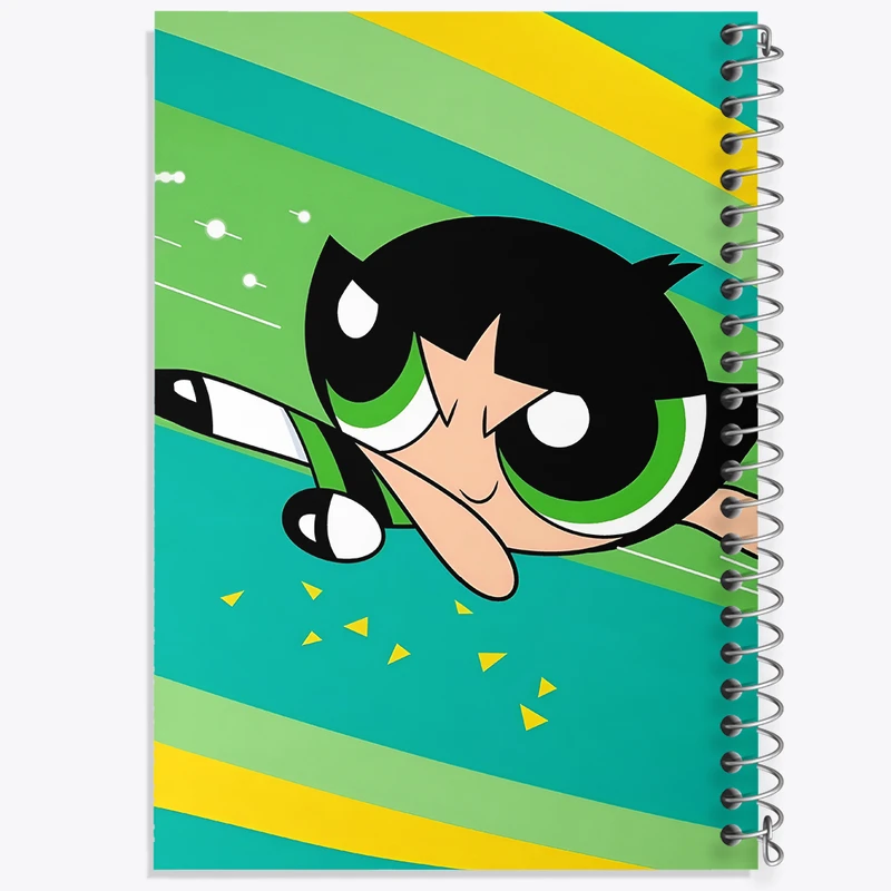 دفتر مشق 50 برگ خندالو طرح دختران نیرومند (The Powerpuff Girls) کد N4445