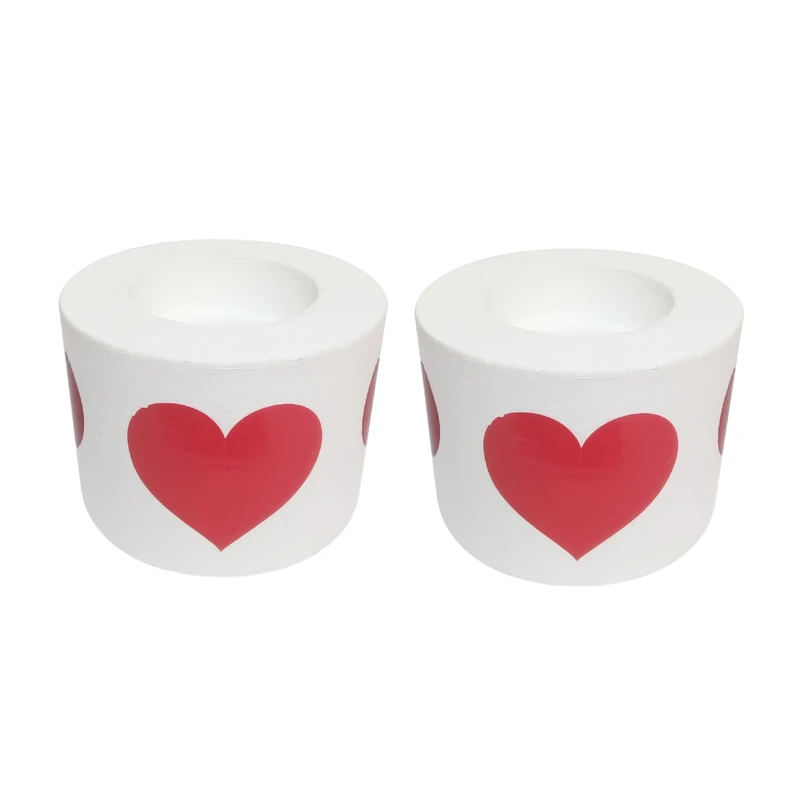 جاشمعی طرح قلب مدل gh 1 بسته دو عددی