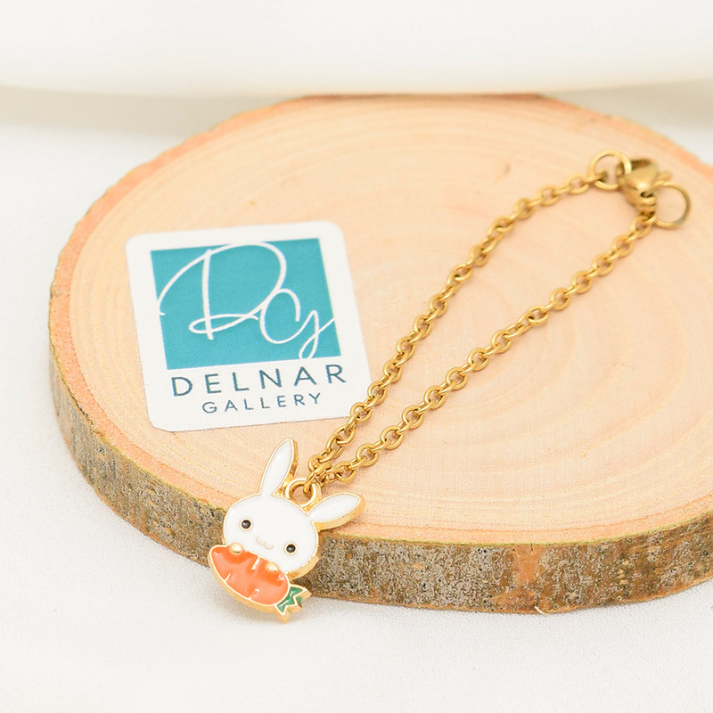 آویز ساعت زنانه دلنار مدل خرگوش