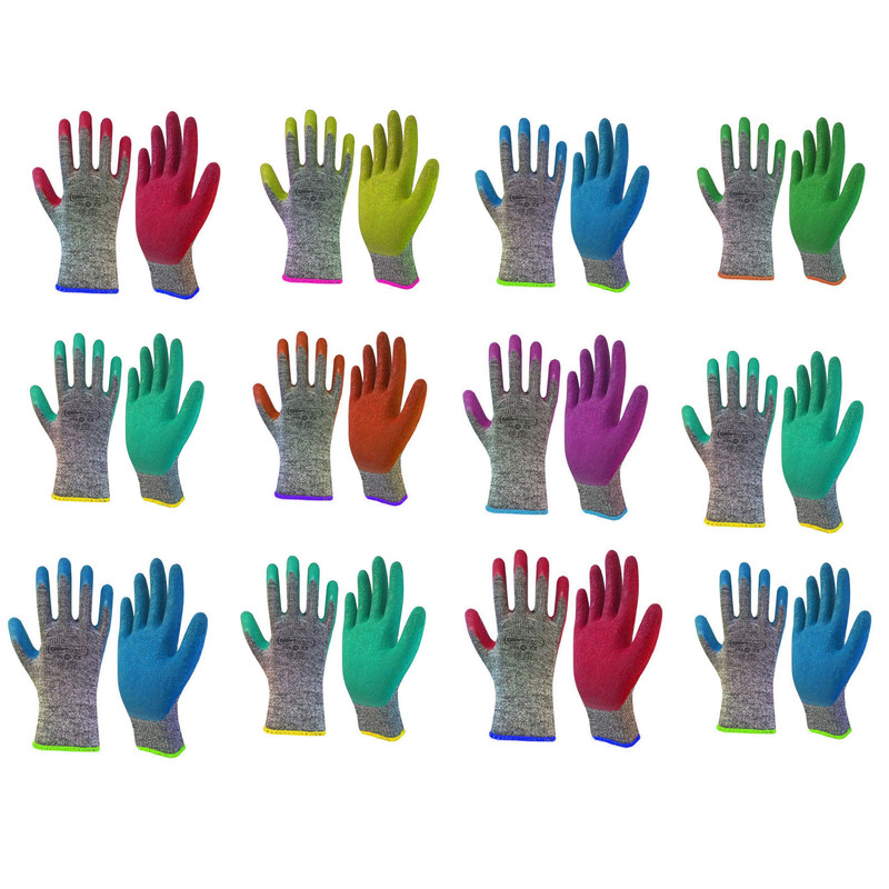 دستکش ایمنی دستکش گیلان مدل LATEX01 بسته 12عددی