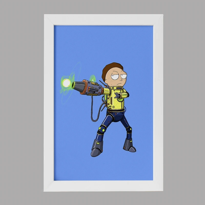 تابلو خندالو مدل ریک و مورتی (Rick and Morty) کد F402