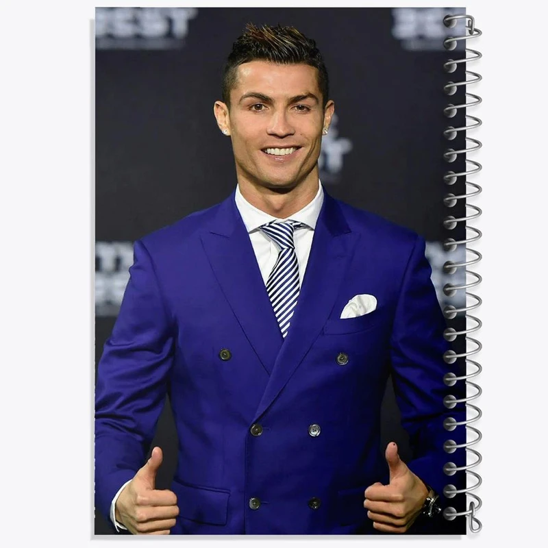 دفتر نت موسیقی 50 برگ خندالو مدل کریستیانو رونالدو کد 13944