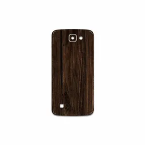MAHOOT Dark Walnut Wood Cover Sticker for LG K4